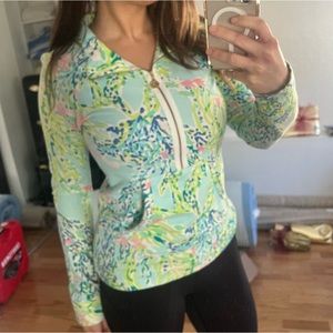 Lilly Pulitzer blue heaven popover